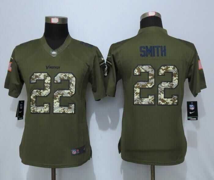 Women Nike Limited Minnesota Vikings #22 Smith Green Salute To Service Jersey,We sell and wholesale Women Nike Limited Minnesota Vikings #22 Smith Green Salute To Service Jersey on line form chian!